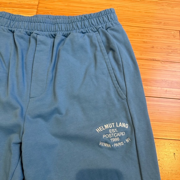 Helmut Lang Knot Jogger Size Medium Azur Blue - Picture 4 of 13